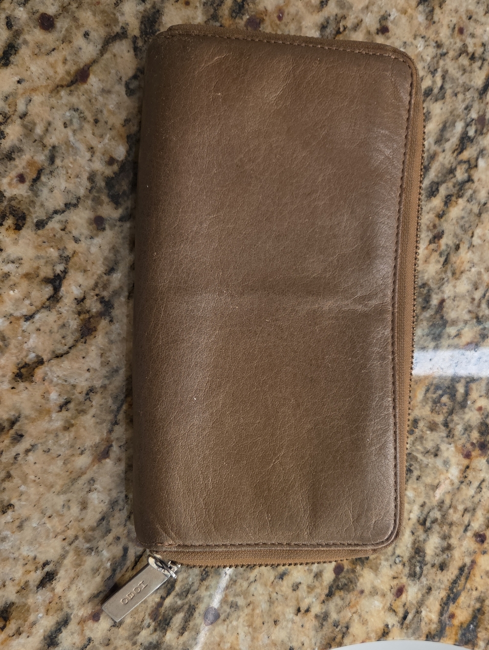 HOBO Tan  Zipper Wallet